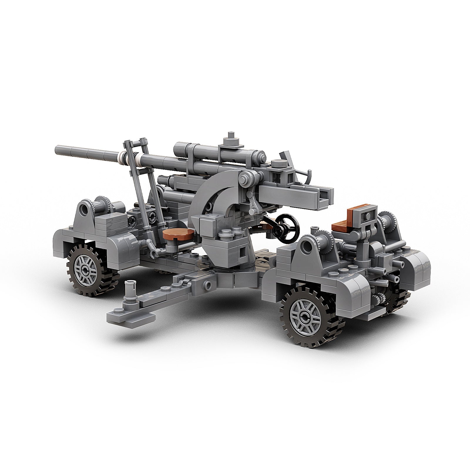 build-army-ba0036-88mm-flak-36-klemmbaustein-set-ww2 image 3