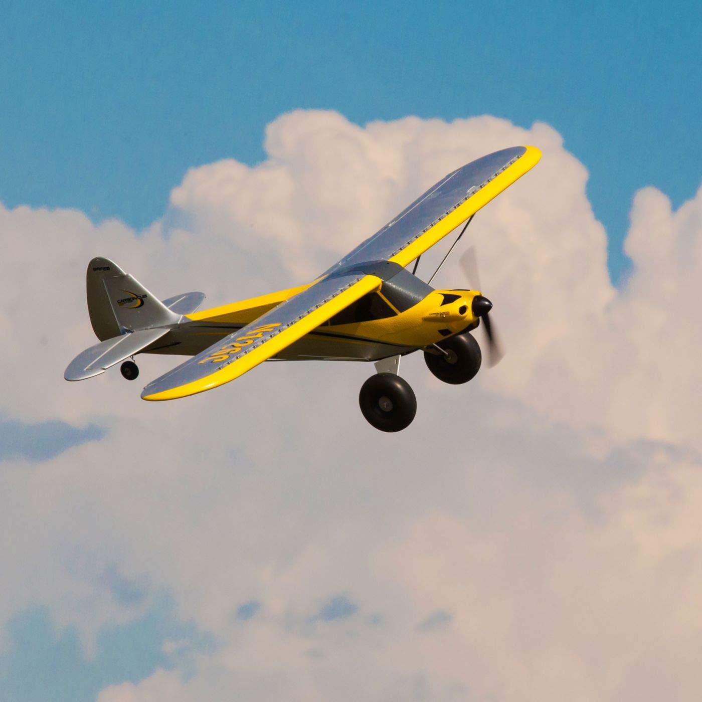 hobbyzone-carbon-cub-s-2-1-3m-rc-flugzeug-bnf-basic-safe-gelb image 8