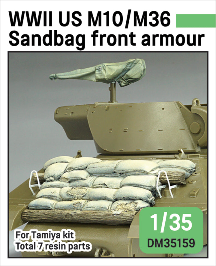 def-model-dm35159-m10-m36-sandsackpanzerung-1-35-tamiya image 1