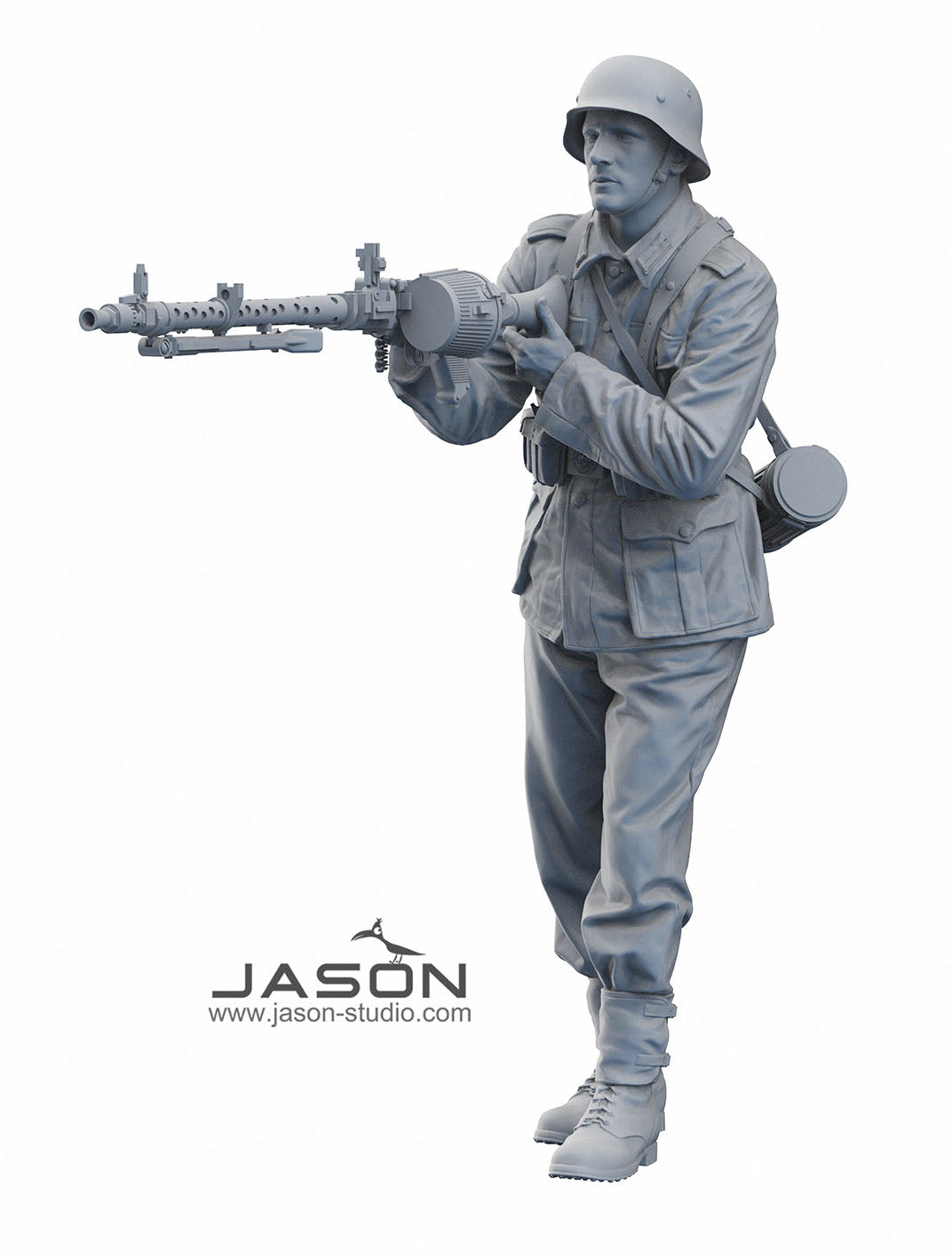 jason-studios-16031-sd-kfz-250-1-gunner-resinfigur-1-16-ww2 image 2