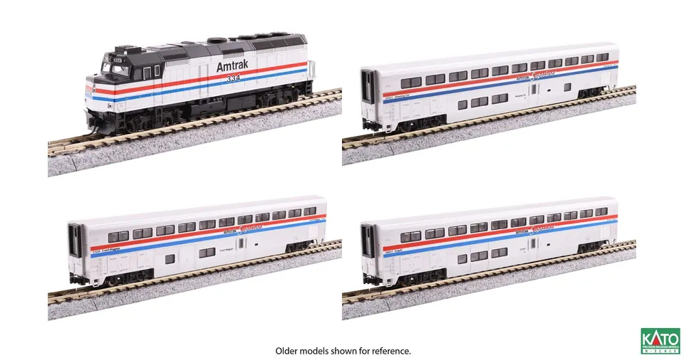 hobbytrain-personenwagen-emd-f40ph-amtrak-set-ep-iv-spur-n image 1