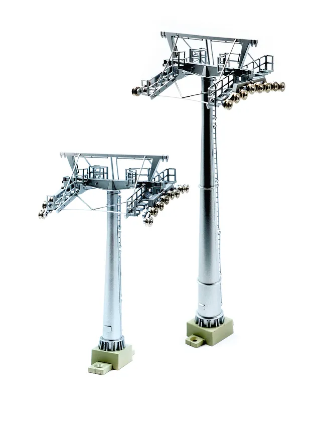 hobbytrain-zubeh-r-seilbahn-h0-seilbahnmodell-2-st-tzen-12-16cm image 1