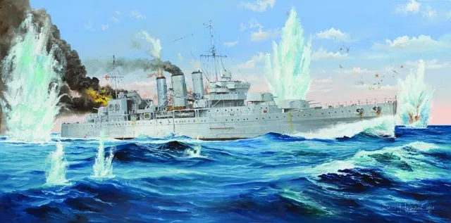 trumpeter-05353-hms-cornwall-schiffsmodell-1-350 image 1