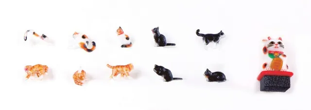 hobbytrain-japanische-katzen-11-tlg-figuren-set-spur-n image 1