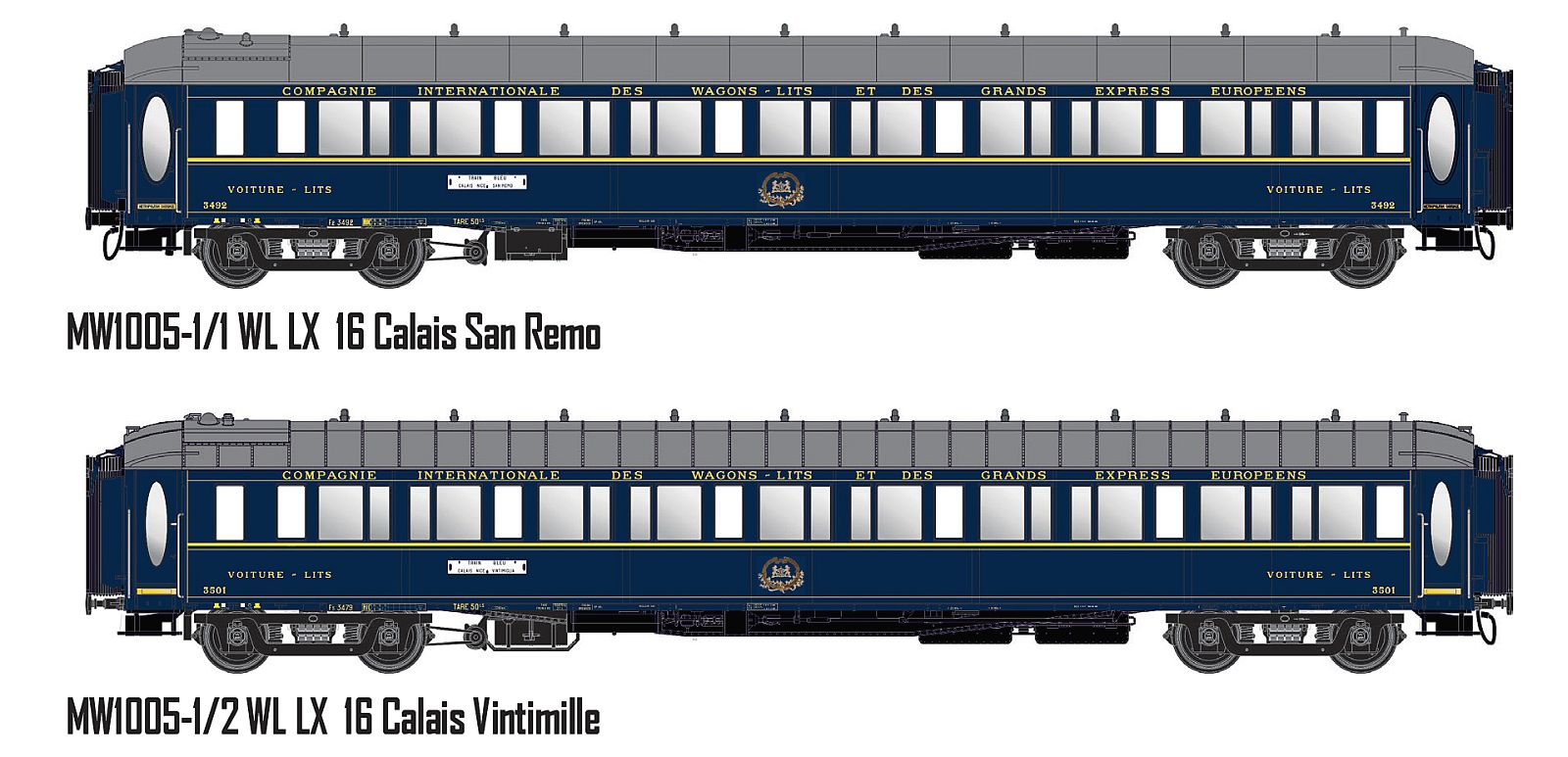 hobbytrain-ciwl-schlafwagen-2er-set-le-train-bleu image 1