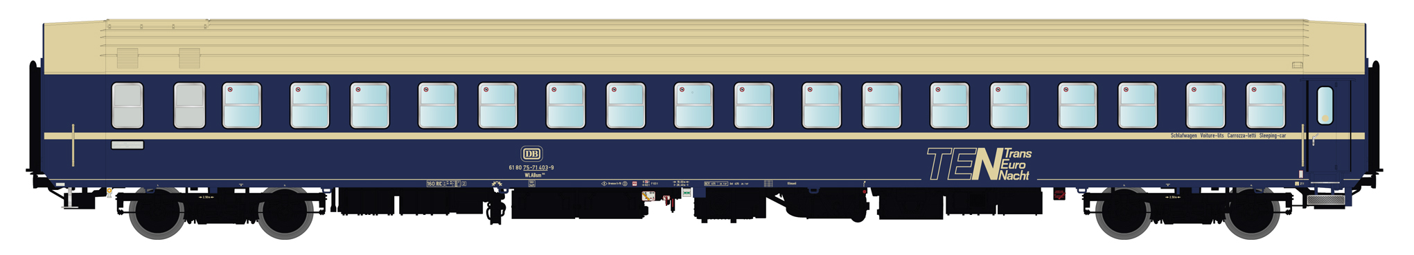 hobbytrain-wlabsm166-schlafwagen-db-ten-t2s-ep-iv image 1