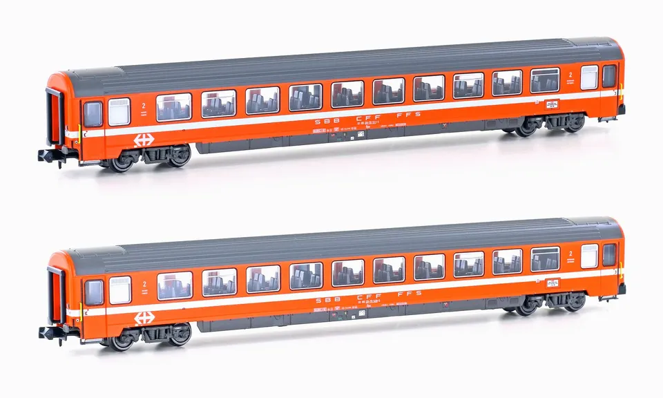 hobbytrain-personenwagen-bpm-2-kl-uic-z1-sbb-2er-set image 1