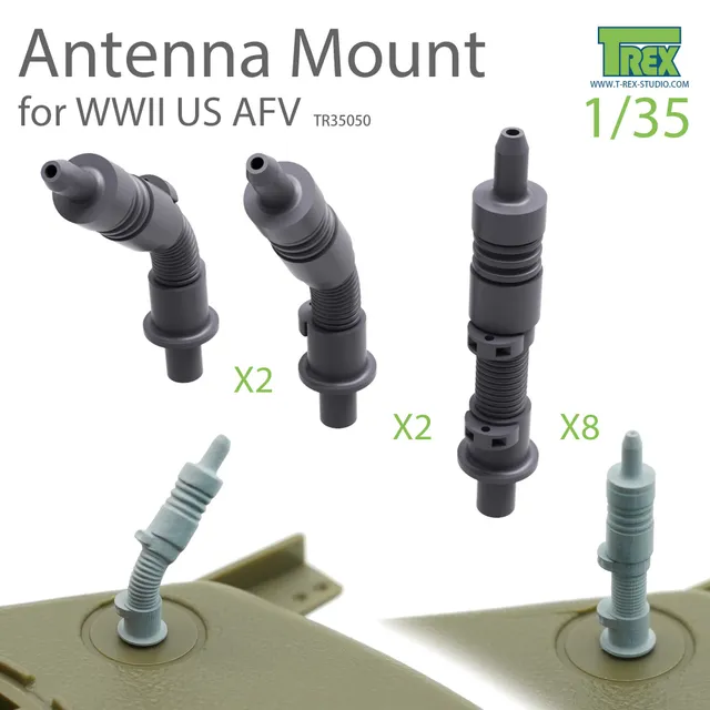 t-rex-35050-antennenf-e-us-panzer-1-35-wwii-3d image 1