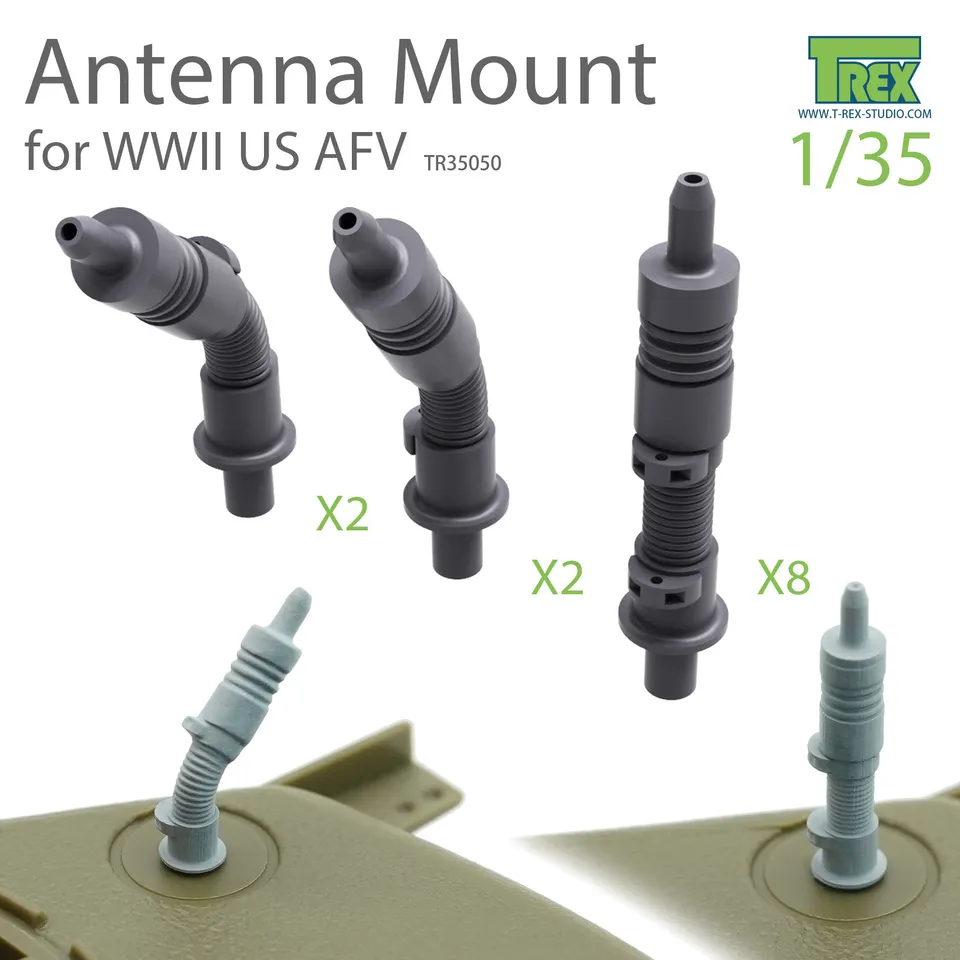 t-rex-35050-antennenf-e-us-panzer-1-35-wwii-3d image 1
