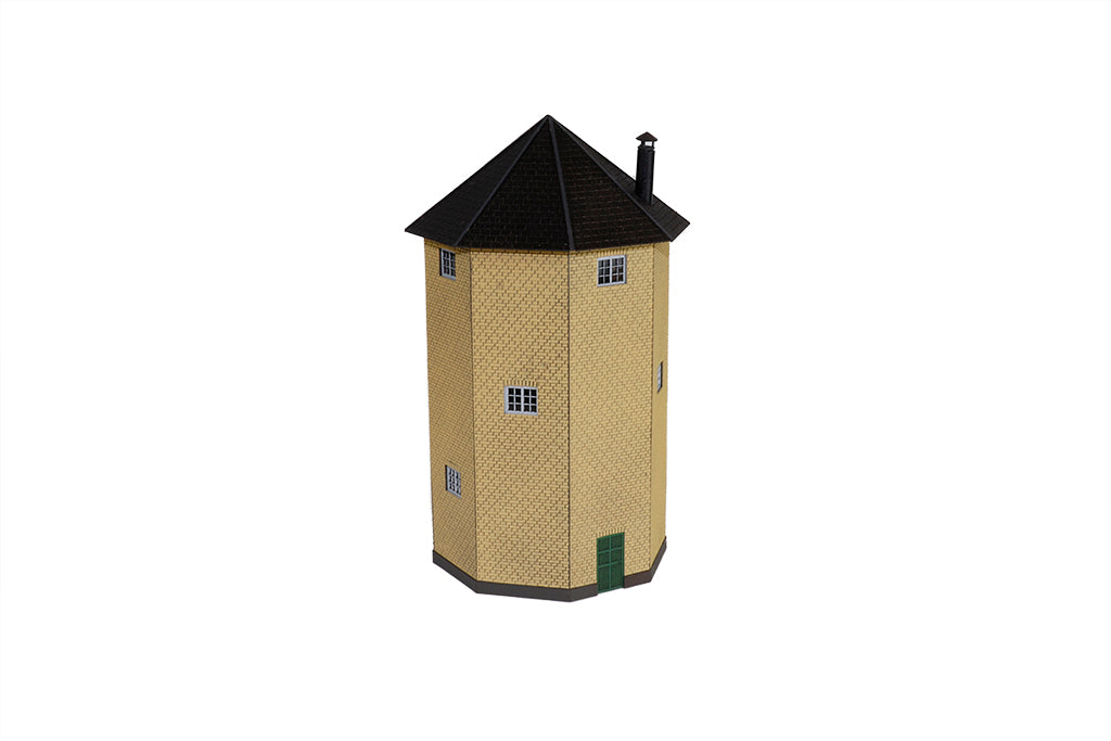 hobbytrade-ved-banen-ht-87249-wasserturm-modell-h0-gelb image 2