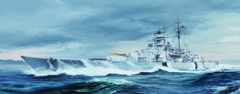trumpeter-05358-german-bismarck-battleship-schiff-1-350 image 1