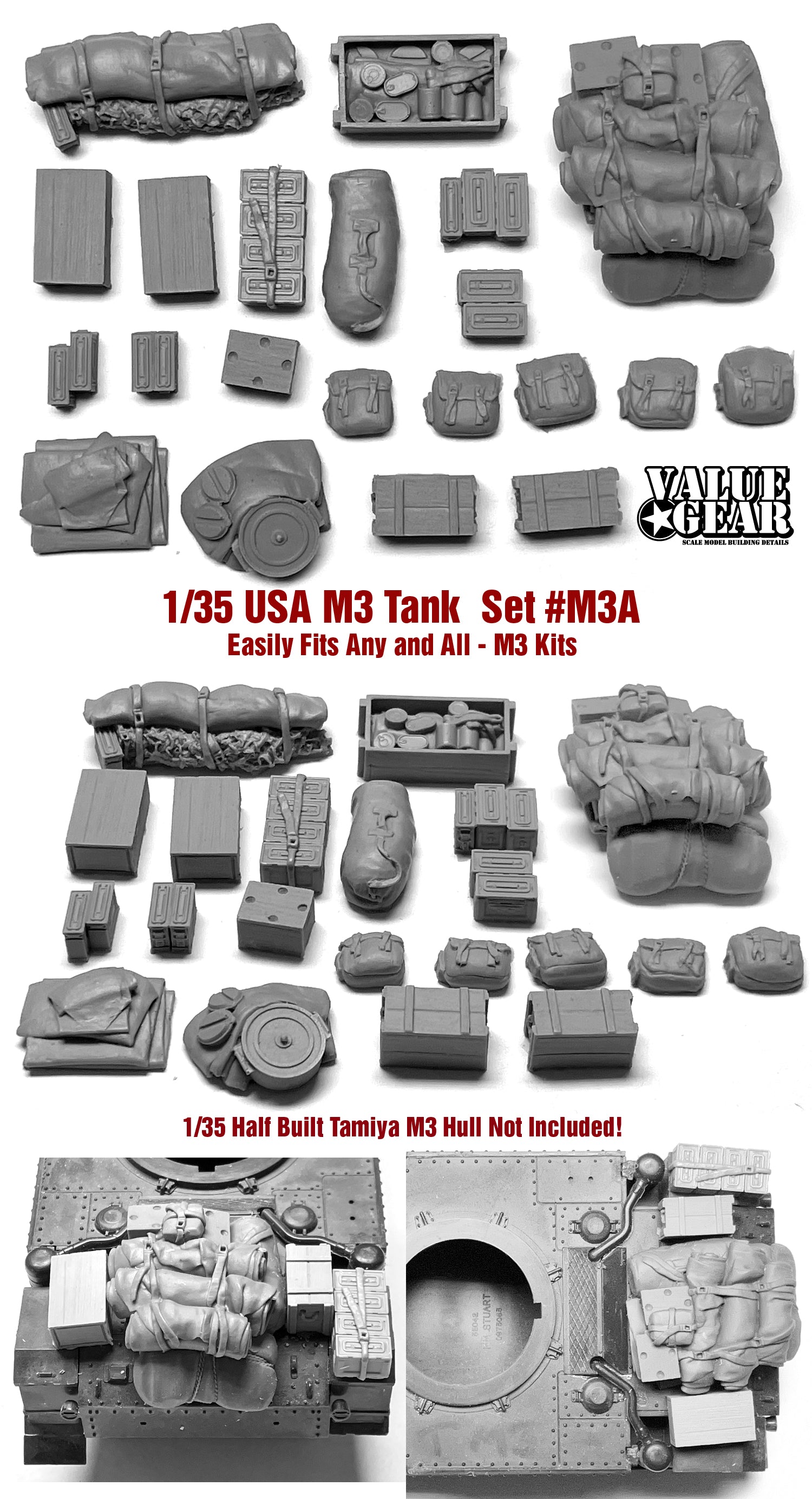 value-gear-vg-m3a-m3-stuart-stowage-set-us-army-1-35 image 1
