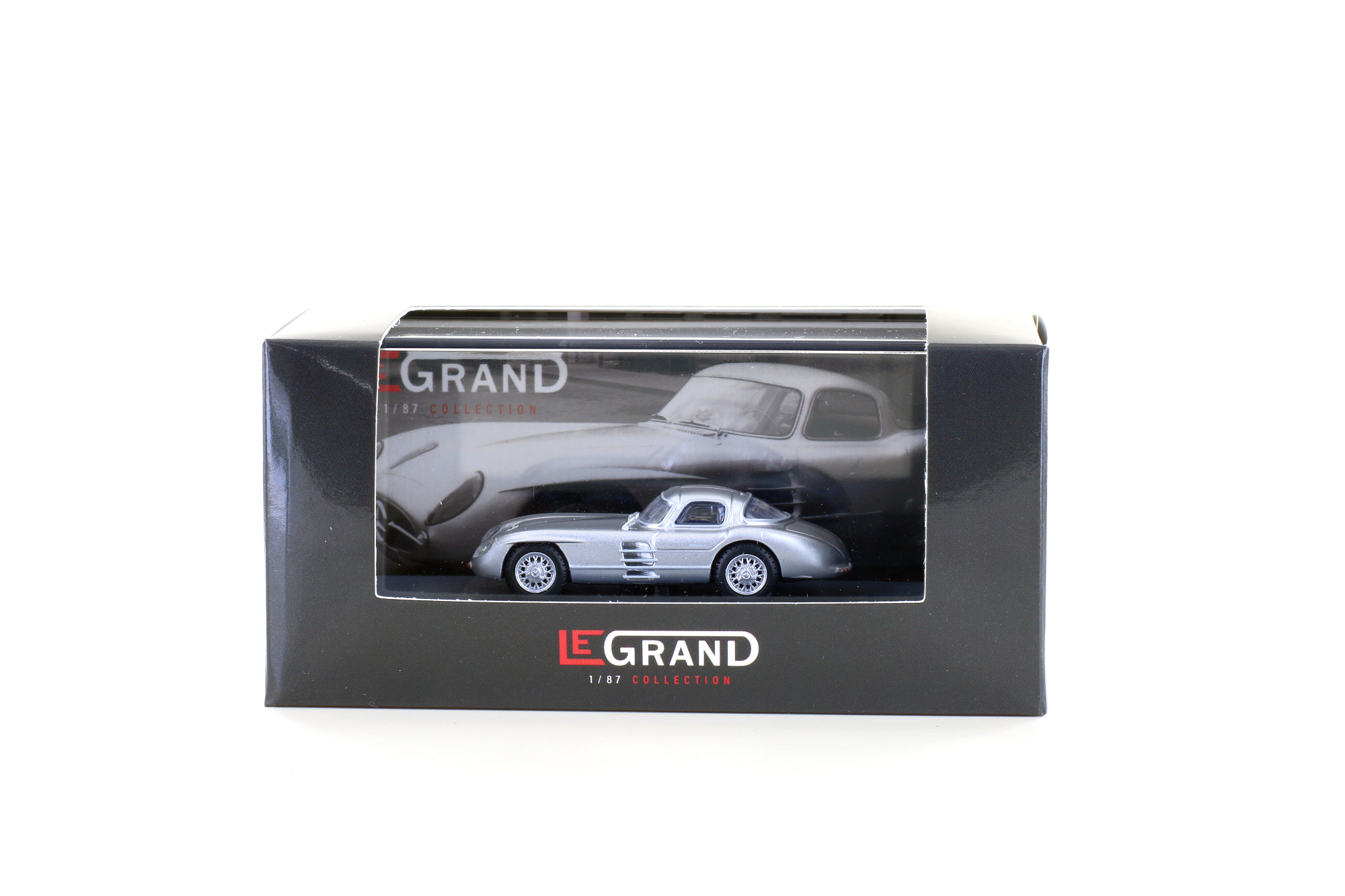 mercedes-300-slr-uhlenhaut-coupe-modellauto-1-87-silber image 4