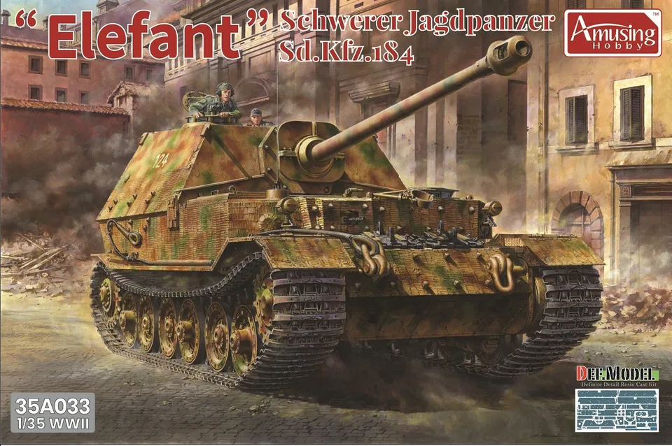 amusing-hobby-35a033-elefant-sd-kfz-184-panzermodell-1-35 image 1