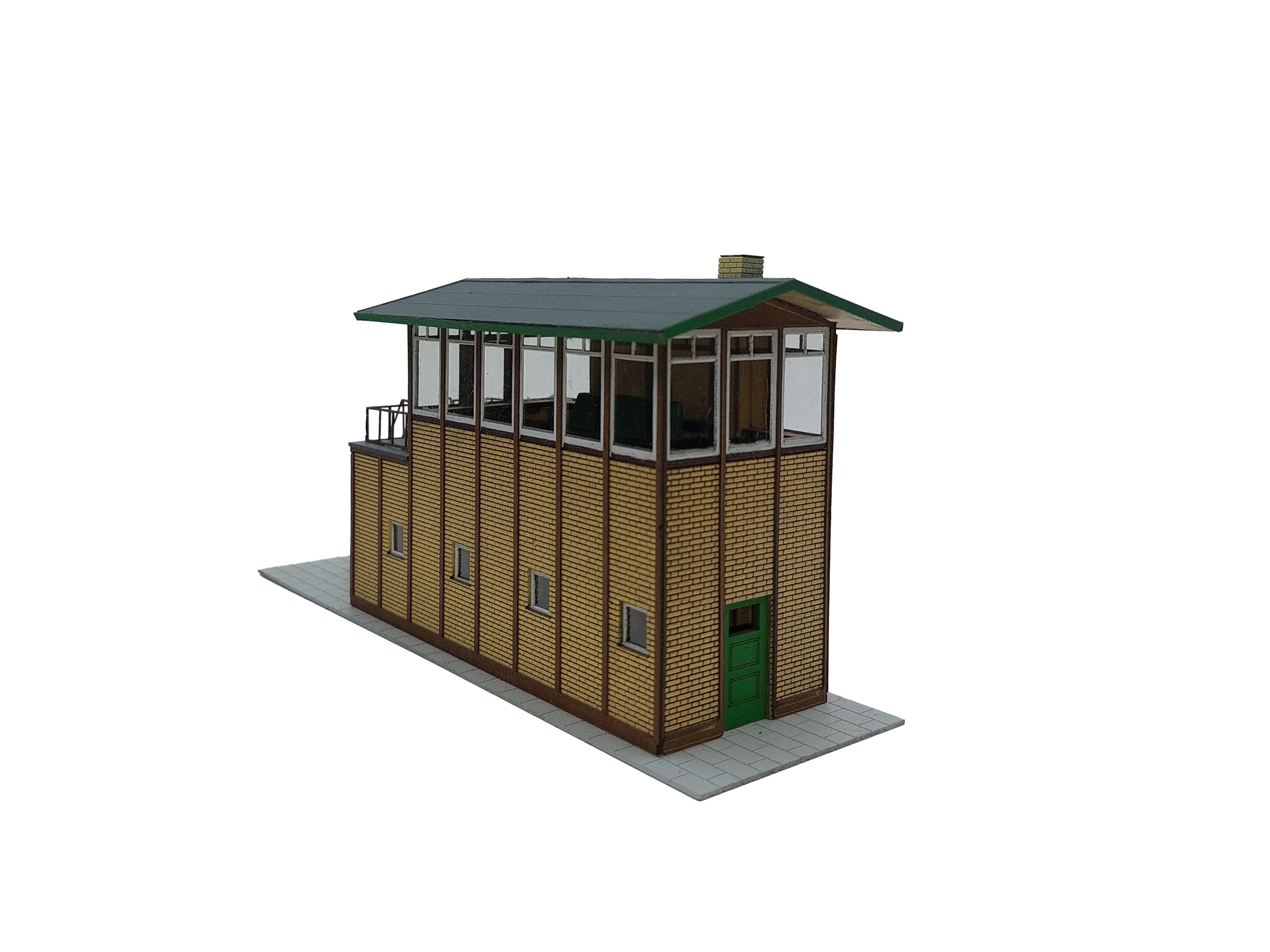 hobbytrade-ved-banen-ht-87261-blockpost-bausatz-gelbe-steine-h0 image 2