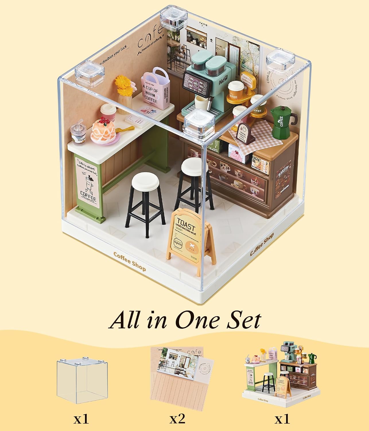 fairy-care-dreamy-bay-coffee-shop-miniaturhaus-diy-36-teile image 5