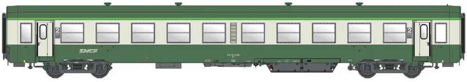 hobbytrain-personenwagen-usi-b10t-2-kl-sncf-ep-va-spur-n image 1