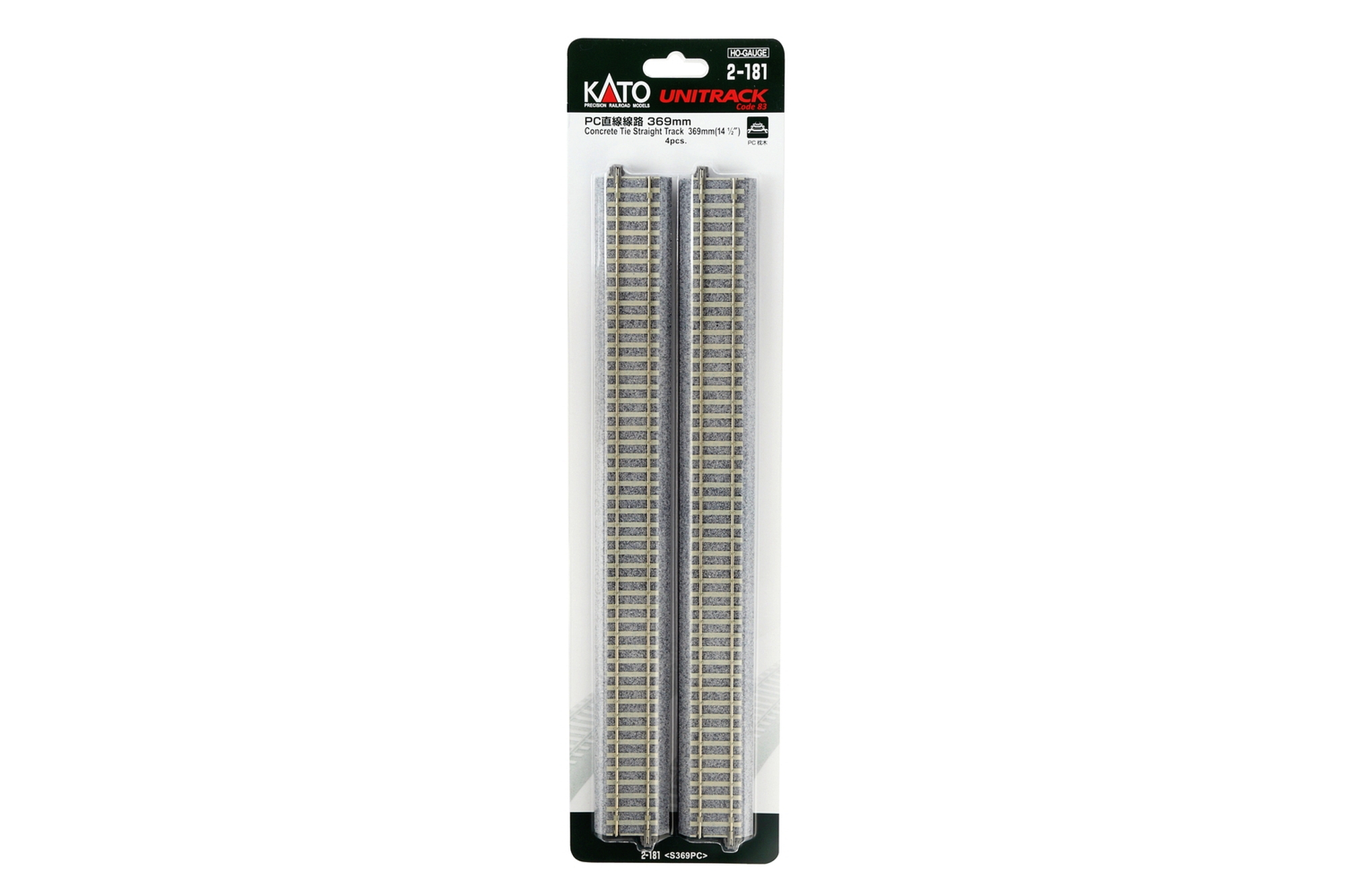 hobbytrain-gleise-gerades-gleis-369mm-beton-4-st-ck-n image 1