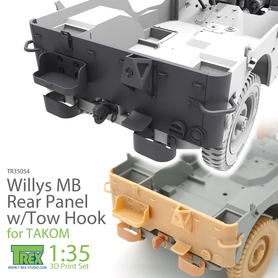 t-rex-35054-willys-mb-heckteil-zur-stteil-1-35-takom image 1