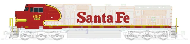 hobbytrain-ge-c44-9w-bnsf-diesellok-667-warbonnet image 1
