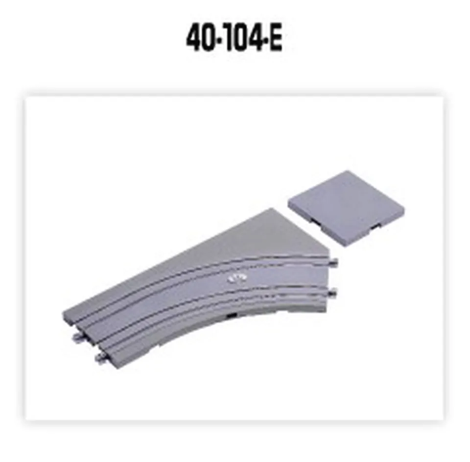 hobbytrain-unitram-gleis-r180-45-gebogen-rechts-unbedruckt image 1