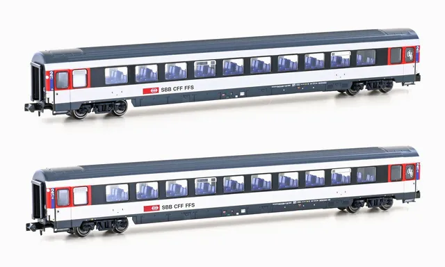 hobbytrain-bpm-sbb-personenwagen-2er-set-spur-n-2-klasse image 1