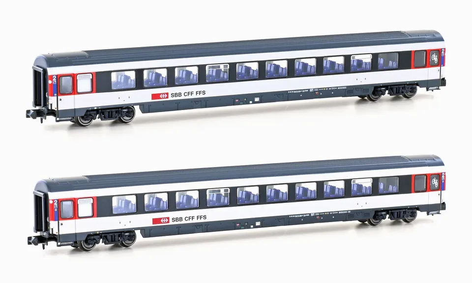 hobbytrain-bpm-sbb-personenwagen-2er-set-spur-n-2-klasse image 1