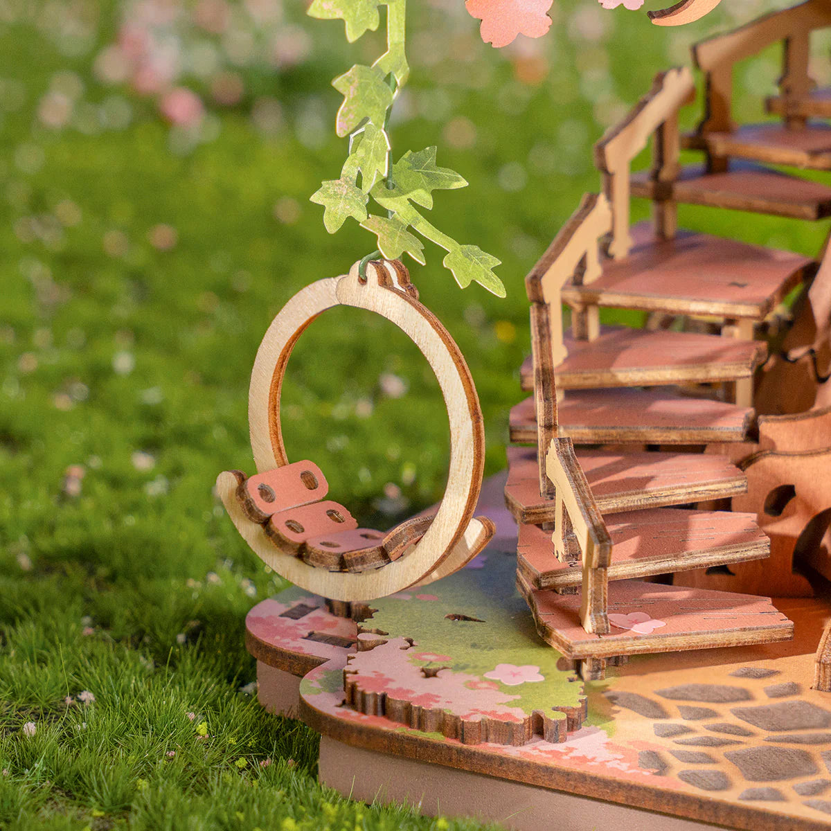 rolife-tgs04-sakura-tree-house-holzbausatz-3d-puzzle image 3