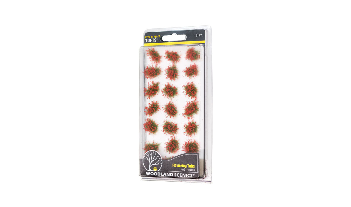 woodland-scenics-fs773-red-flowering-tufts-diorama-gras image 1