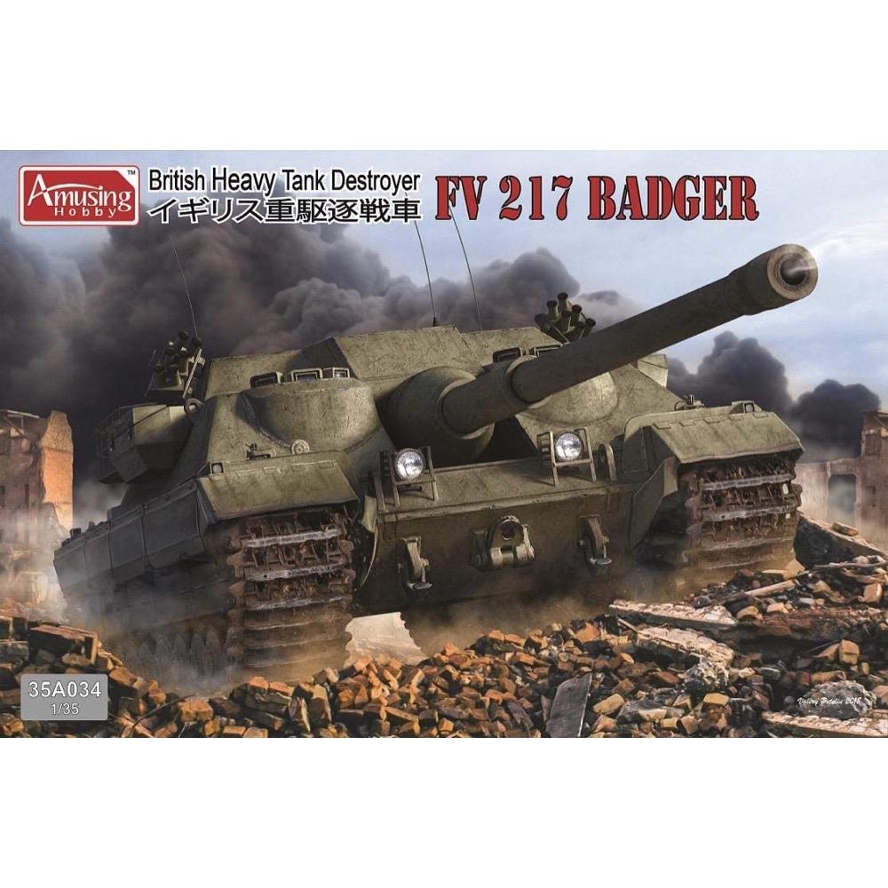 amusing-hobby-35a034-fv-217-badger-panzer-modellbausatz-1-35 image 1