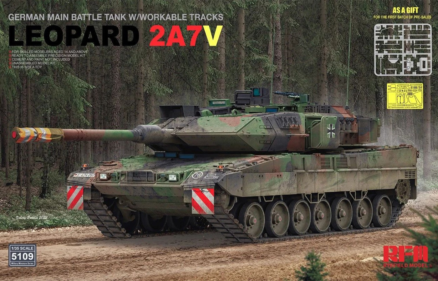 rye-field-model-5109-leopard-2a7v-panzer-bausatz-1-35-kette image 1