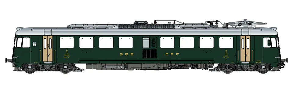 hobbytrain-triebwagen-rbe-4-4-sbb-ep-iii-triebwagen-spur-n-gr-n-sound image 1