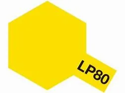 tamiya-lp80-flat-yellow-lackfarbe-10ml-mattgelb image 1