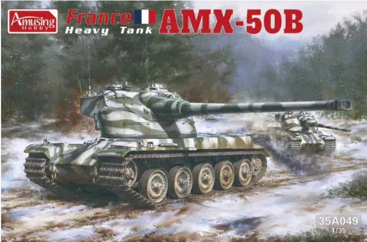 amusing-hobby-amx-50b-panzer-bausatz-1-35-heavy-tank image 1