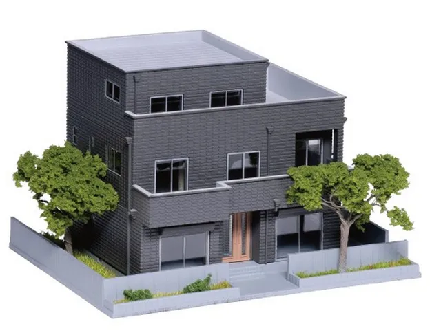 hobbytrain-zubeh-r-wohnhaus-804-w-hartwig-dunkelgrau image 1
