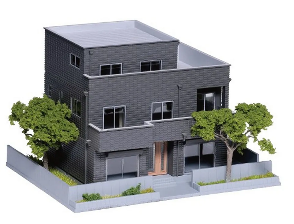 hobbytrain-zubeh-r-wohnhaus-804-w-hartwig-dunkelgrau image 1