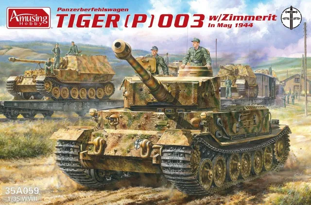 amusing-hobby-35a059-tiger-p-003-panzer-1-35-ww2 image 1