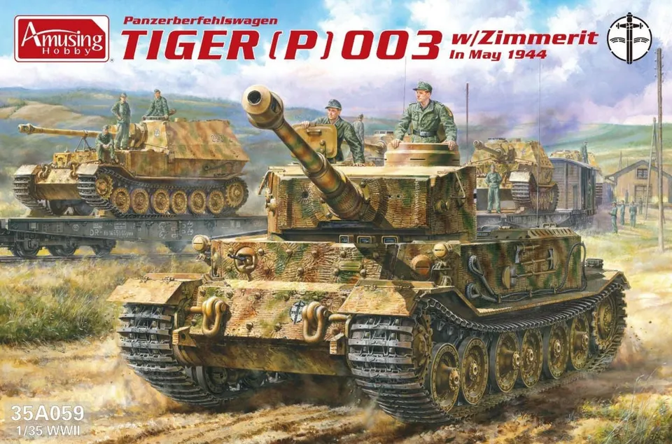 amusing-hobby-35a059-tiger-p-003-panzer-1-35-ww2 image 1