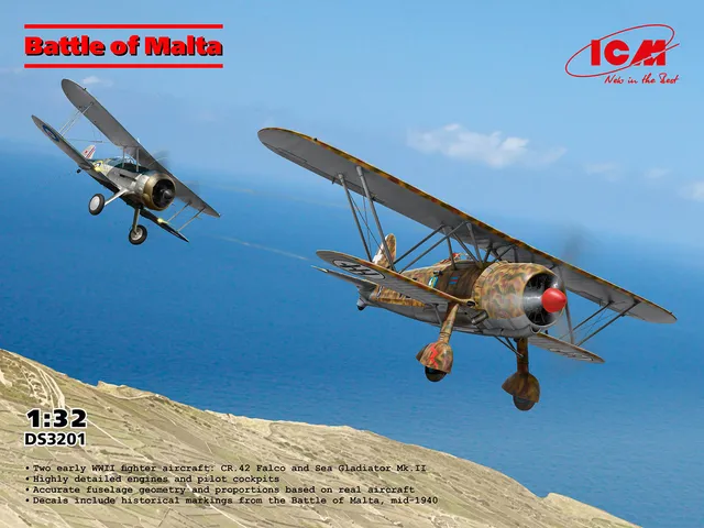icm-ds3201-battle-of-malta-fiat-cr-42-sea-gladiator-1-32 image 1