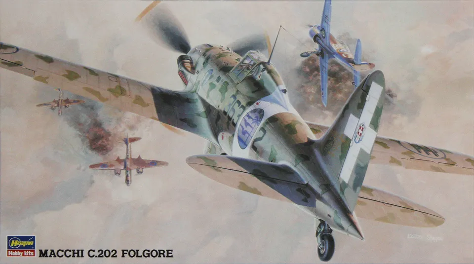 hasegawa-09132-macchi-c-202-folgore-flugzeugmodell-1-48 image 1