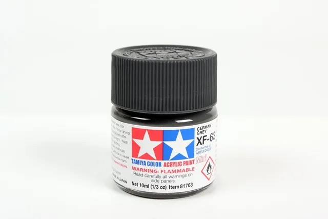 tamiya-xf63-german-grey-acrylfarbe-10-ml-matt image 1