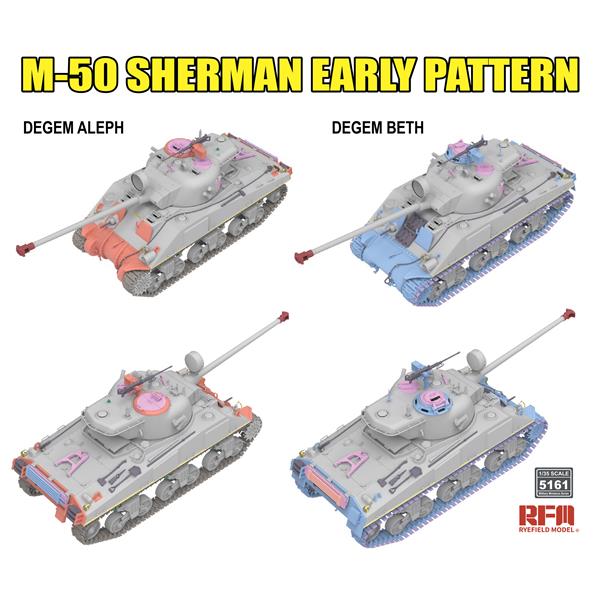 rye-field-5161-m50-sherman-panzer-bausatz-1-35-degem-aleph image 5