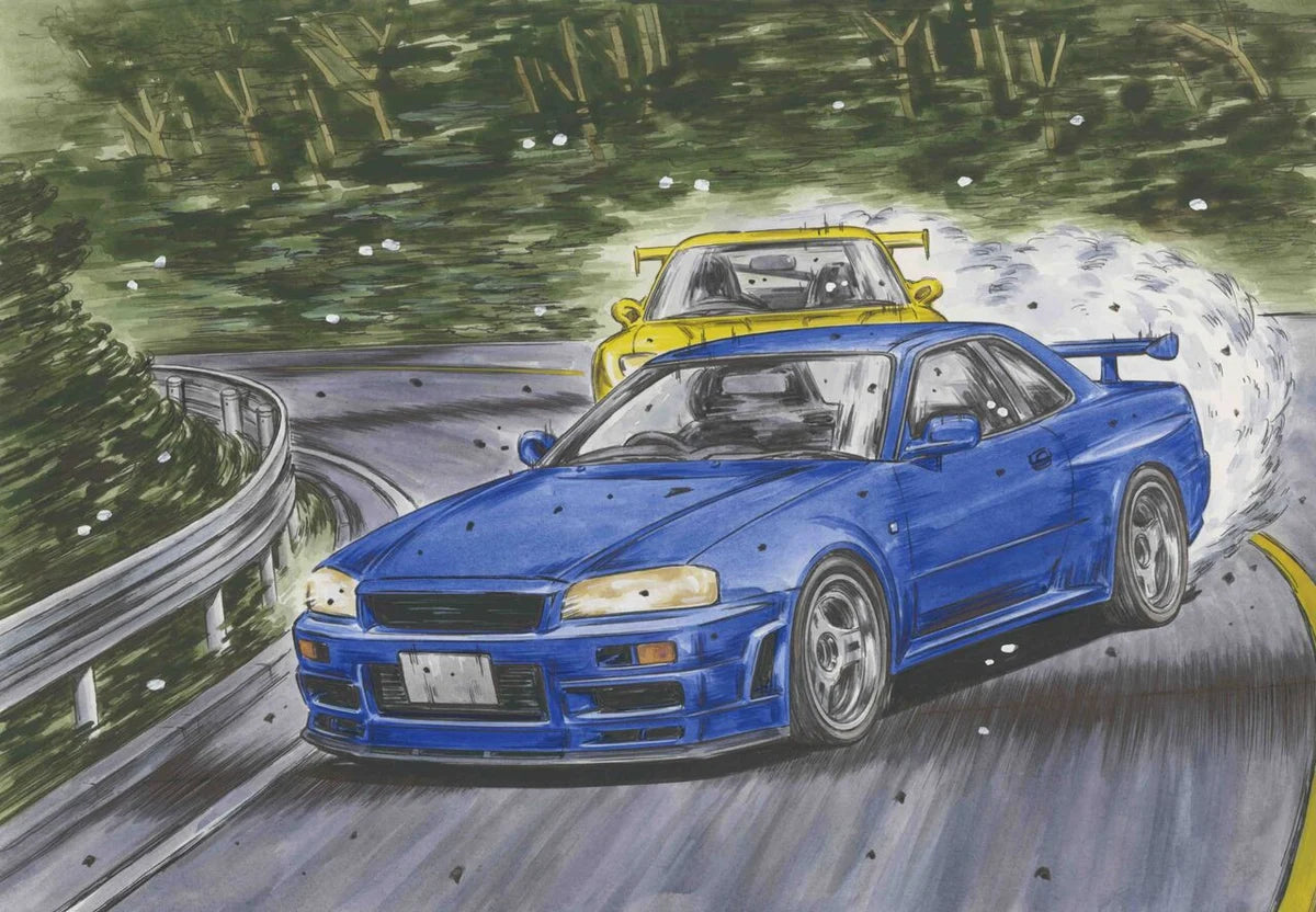 fujimi-183909-initial-d-skyline-gt-r-automodell-1-24 image 1