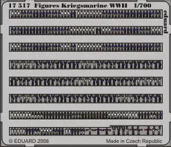 eduard-17517-kriegsmarine-wwii-figuren-1-700-bemalt-schiff image 1