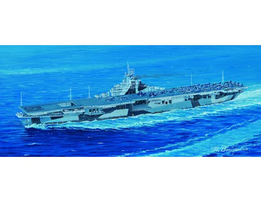 trumpeter-05737-uss-hancock-cv-19-schiffsmodell-1-700-essex image 1