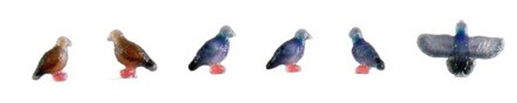 hobbytrain-modellautos-6er-set-tauben-figuren image 1