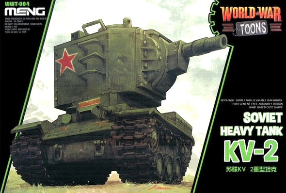meng-wwt004-kv-2-egg-panzer-modell-toon-ww2 image 1
