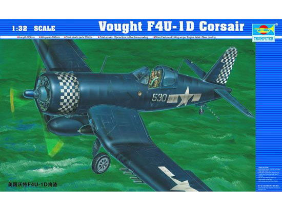 trumpeter-02221-f4u-1d-corsair-1-32-flugzeug-bausatz image 1
