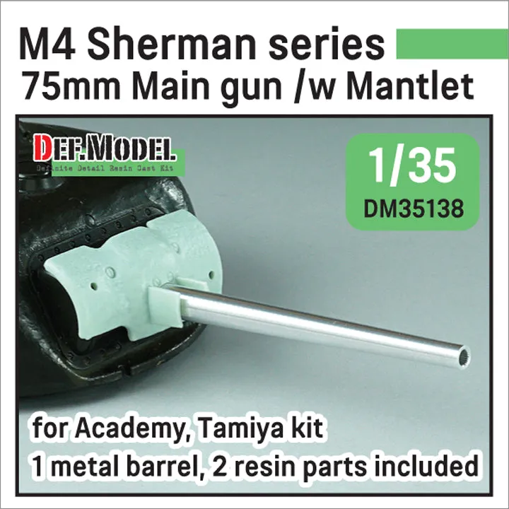 def-model-dm35138-m4-sherman-rohr-75mm-1-35-metall image 1