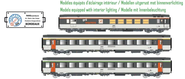 hobbytrain-ge-vtu-a10-b11-personenwagen-sncf-ep-iv-3er-set-ib image 1